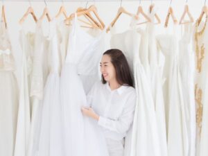 The Enchanting Allure of the Silver Bridal Gown