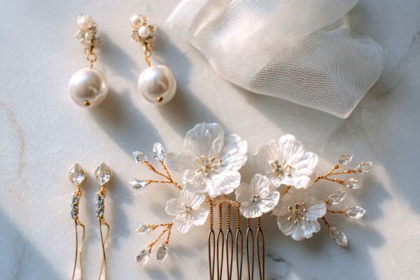 bridal hair accessories trending now