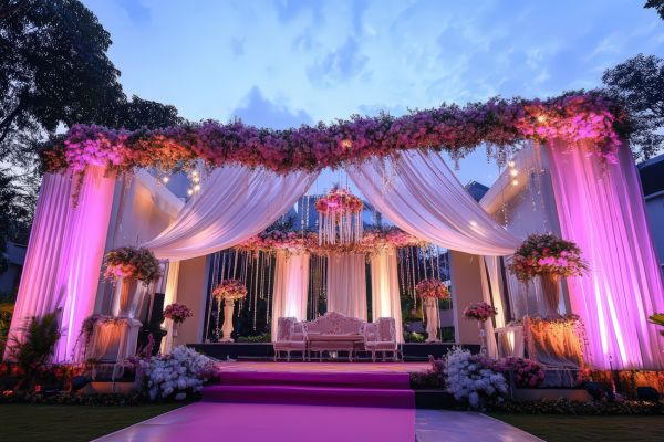 fairy lights wedding decor