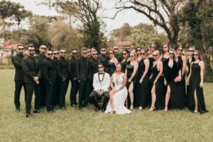 Black Bridesmaid Dresses: How to Style a Chic Wedding Party