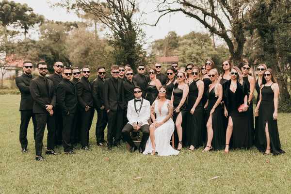 black bridesmaid dresses